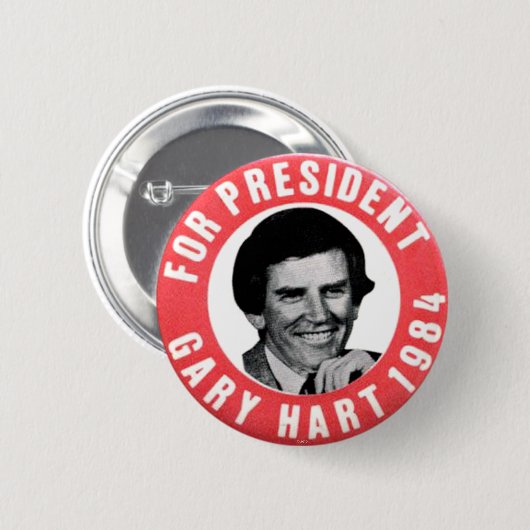 Gary Hart - Button (Voorkant /achterkant)