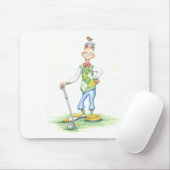 Gary het golfer-muispad muismat (Met muis)