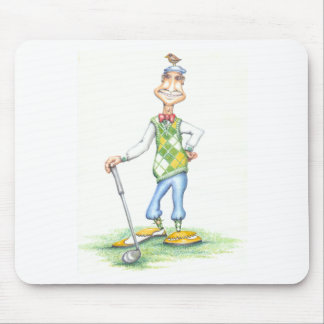 Gary het golfer-muispad muismat