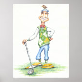 Gary het golfer poster (Voorkant)
