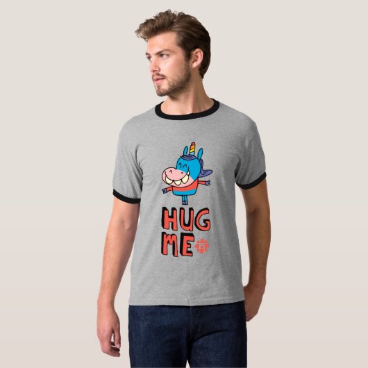 Gary Hug Me Mannen T-shirt (Voorkant volledig)