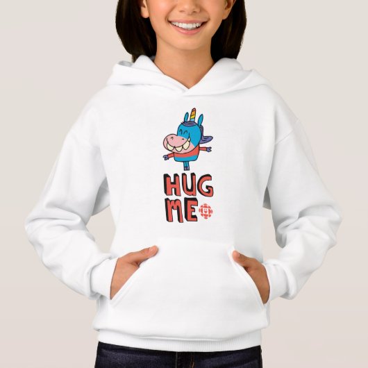 Gary Hug Me Meisjes Hoodie (Voorkant)