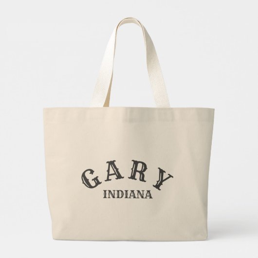 Gary, Indiana Grote Tote Bag (Achterkant)