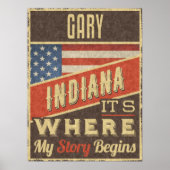 Gary Indiana Poster (Voorkant)