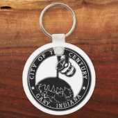Gary, Indiana Seal Sleutelhanger (Voorkant)