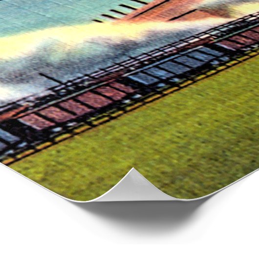 Gary, Indiana Steel Mills 1930 Poster (Hoek)