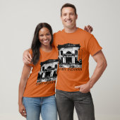 Gary Indiana Union Station BW T-shirt (Unisex)