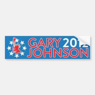 Gary Johnson 2012 Bumpersticker