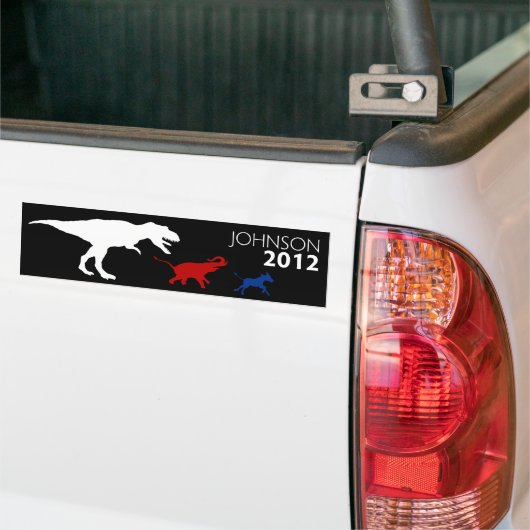 Gary Johnson 2012 Bumpersticker Black (Op Truck)