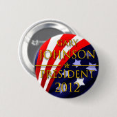 Gary Johnson 2012 Presidentiële Button (Voorkant /achterkant)