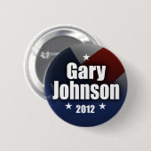 Gary Johnson 2012 Ronde Button 5,7 Cm (Voorkant /achterkant)