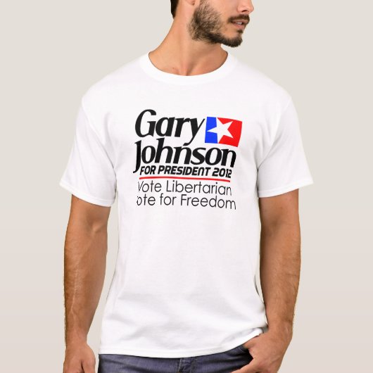 Gary Johnson 2012 shirt (Voorkant)