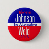 Gary JOHNSON 2016 Button (Voorkant)