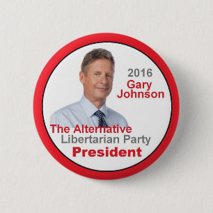 Gary JOHNSON 2016 Button
