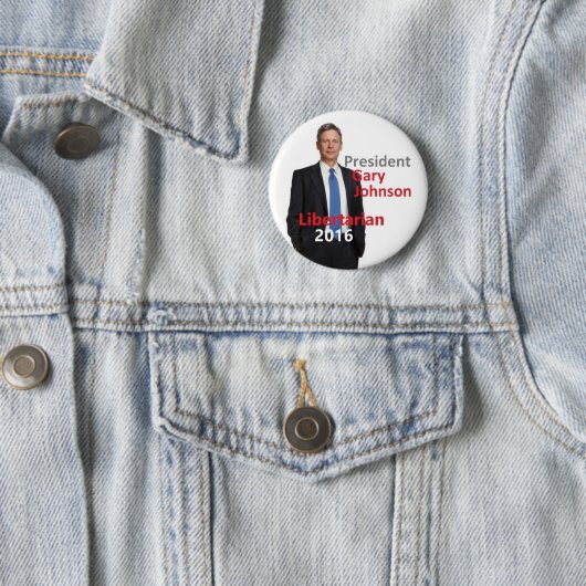 Gary JOHNSON 2016 President Button (In situ)