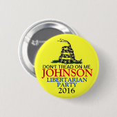 GARY JOHNSON 2016 RONDE BUTTON 5,7 CM (Voorkant /achterkant)