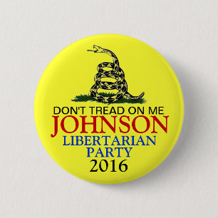 GARY JOHNSON 2016 RONDE BUTTON 5,7 CM