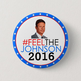 Gary Johnson 2016 Ronde Button 5,7 Cm