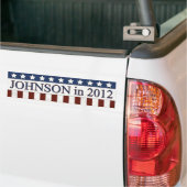Gary Johnson in 2012 Bumpersticker (Op Truck)