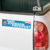 Gary Johnson Libertarian 2016 President Bumpersticker (Op Truck)