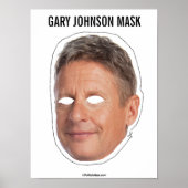 Gary Johnson Mask Cutout Poster (Voorkant)