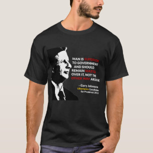 Gary Johnson Master of Government Tee Shirt