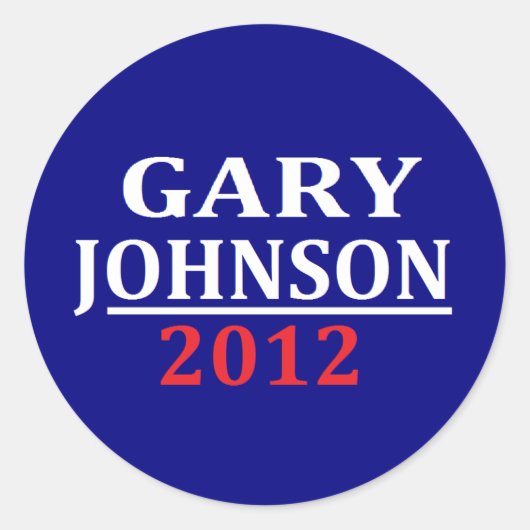 Gary Johnson Stickers (Voorkant)