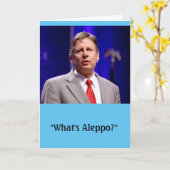 Gary Johnson Verjaardag Kaart (Gele Bloem)