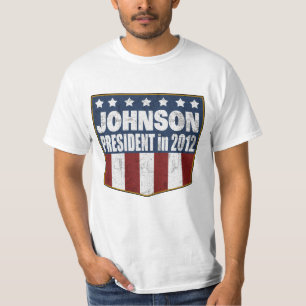 Gary Johnson voor President in 2012 (in nood) T-shirt