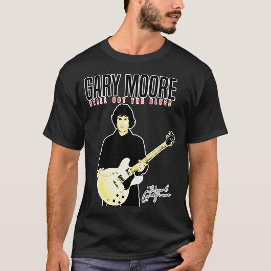 GARY MOORE HEEFT NOG STEEDS DE BLUES T-SHIRT (Voorkant)