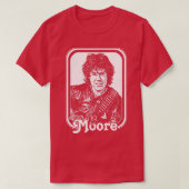 Gary Moore Retro Style Fan Design T-shirt (Design voorkant)