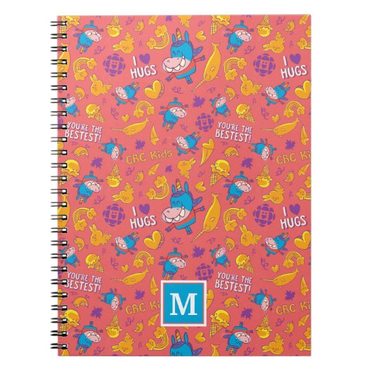 Gary Pattern Monogram Notitieboek (Voorkant)