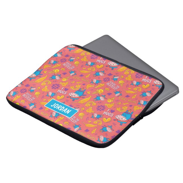 Gary Pattern persoonlijke laptophoes Laptop Sleeve (Voorkant top)