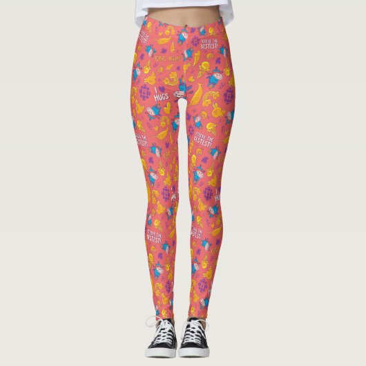 Gary Pattern Volwassen Leggings (Voorkant)