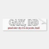 GARY PRIDE bumper sticker (Voorkant)