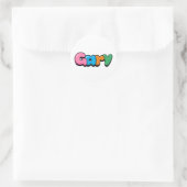 Gary Ronde Sticker (Tas)
