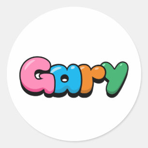 Gary Ronde Sticker