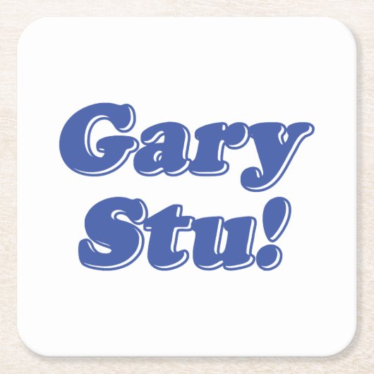 Gary Stu! Kartonnen Onderzetters (Voorkant)