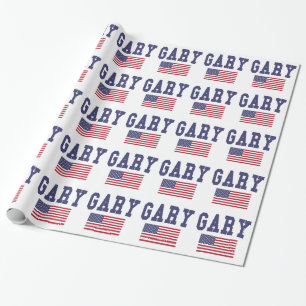 Gary US Flag Cadeaupapier