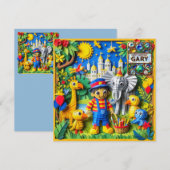 GARY ~ Verjaardag Kaart ~ Park Ranger ~ (Voorkant / Achterkant)