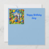 GARY ~ Verjaardag Kaart ~ Park Ranger ~ (Achterkant)