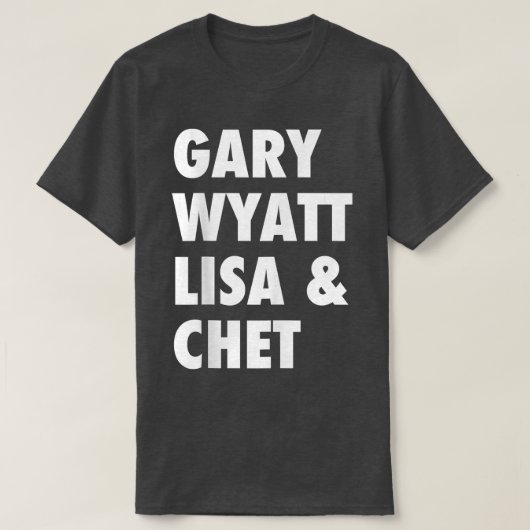 Gary Wyatt Lisa & Chet Science T-shirt (Design voorkant)