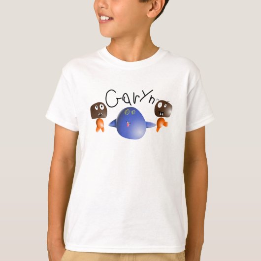 Garyn's T-shirt met aangepaste handtekening (Voorkant)