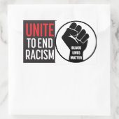 Garys ding rechthoekige sticker (Tas)