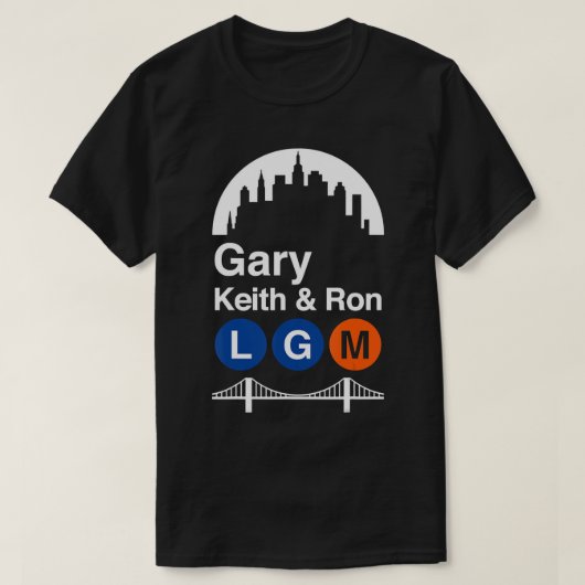 Garys Keiths and Rons T-Shirt (Design voorkant)