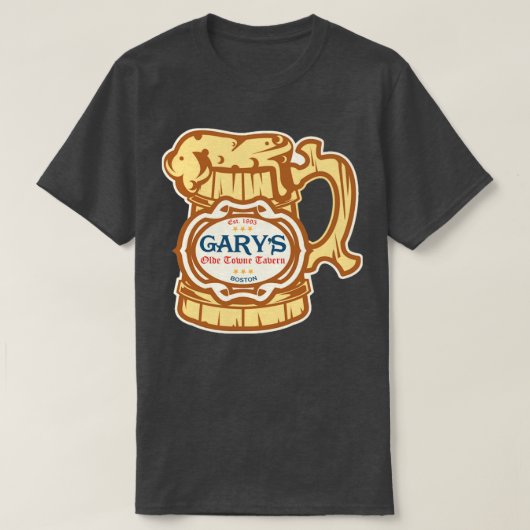 Garys Olde Towne Tavern van Cheers T-shirt (Design voorkant)