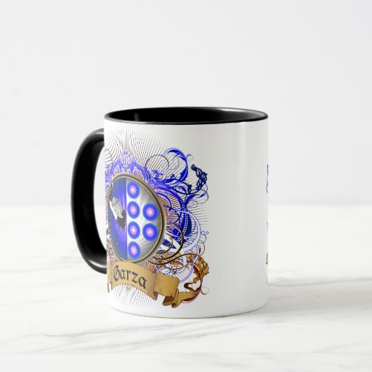 Garza Family Crest Mok (Voorkant links)