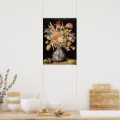Garzoni - Chinese Vase, Tulpen, Bloemen, Plums Poster (Keuken)