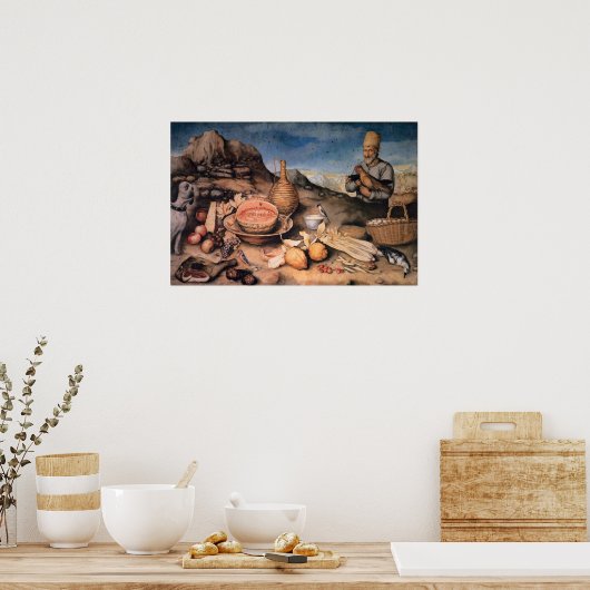 Garzoni - het Man van artemano Poster (Keuken)