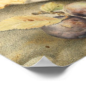 Garzoni - stilstaand leven met pompoen en wijn poster (Hoek)